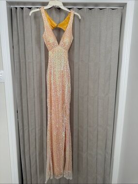 Faviana sequin gown